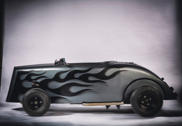 Wenckstern Hot Rod Roadster Full Custom – Black Flame