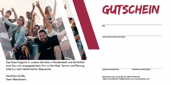 "Kannste knicken" Gutschein - Hamburg Big City Tour