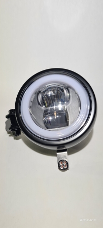 LED Scheinwerfer Flat Typ 9 mit Blinker Modul Sixxteen, Links