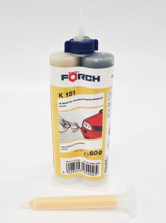 2K-Speed PU-Kunststoff-Reparatur-Klebstoff Anthrazit