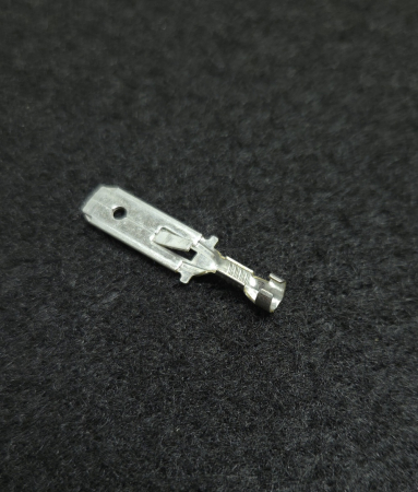 Flachstecker 6,3mm mit Raste